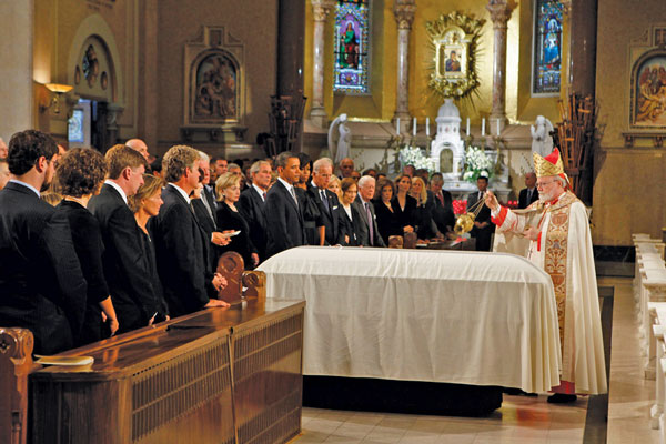 Kennedy funeral at Mission Church